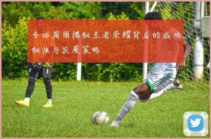 专访周丽揭秘王者荣耀背后的成功秘诀与发展策略