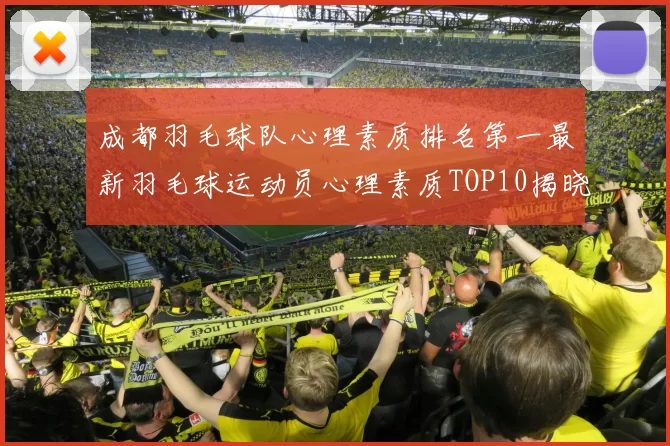 成都羽毛球队心理素质排名第一最新羽毛球运动员心理素质TOP10揭晓