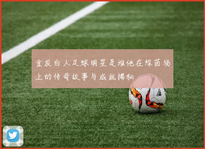 金发白人足球明星是谁他在绿茵场上的传奇故事与成就揭秘