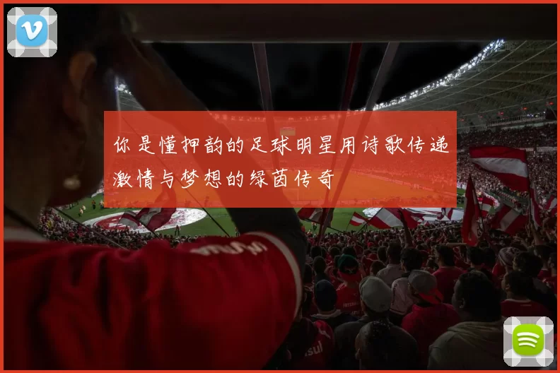 你是懂押韵的足球明星用诗歌传递激情与梦想的绿茵传奇