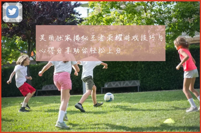 吴丽独家揭秘王者荣耀游戏技巧与心得分享助你轻松上分
